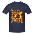 thumbnail image 4 of Bingfone Sunflower Gnomes And Bees Men'S Loose Fit Short-Sleeve Pocket T-Shirt, 4 of 7