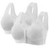 thumbnail image 1 of Karight 2-Pack Bras for Women Front Closure No Underwire Comfort Senior Wireless Front Snap Embroidered Lace Everyday Bra, 1 of 4