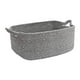 thumbnail image 2 of Cesta de almacenamiento, cesta para cambiar pañales, organizador de refrigerios y artículos diversos, cesta para la ropa gris, 2 of 9