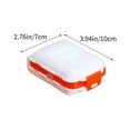 thumbnail image 2 of Plastic Rectangular Medication Dispenser Divider For Adjustable Dosing And Accurate Tablet And Capsule Dispensing Portable Health Organizer For Travel And Home Use, 2 of 6