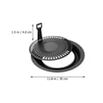 thumbnail image 3 of MasteelfCA 1 Set Barbecue Frying Grill Pan Non-Stick Grill Cookware BBQ Tray (Black), 3 of 8
