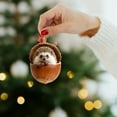 thumbnail image 5 of ZCSKFIN Cozy Animal Christmas Ornaments Set, Acrylic Cute Animal Tree Hanging Decorations with Rustic Nature Theme, Perfect for Animal Lovers and Festive Home Decor Enthusiasts, 5 of 6