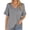 Silver, variant on Graphic Tees for Women T-Shirts Women's V Neck Pocket Tee With Rolled Short Sleeve Loose Top Silver L