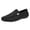 Black, variant on Men's Loafers Slip on Canvas Comfortable Casual Walking Shoes Work Work Business Outdoor Dress Footwear Black Size 10