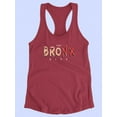 thumbnail image 3 of New Bronx City  Racerback Tank Women -Image by Shutterstock, Female x-Large, 3 of 4