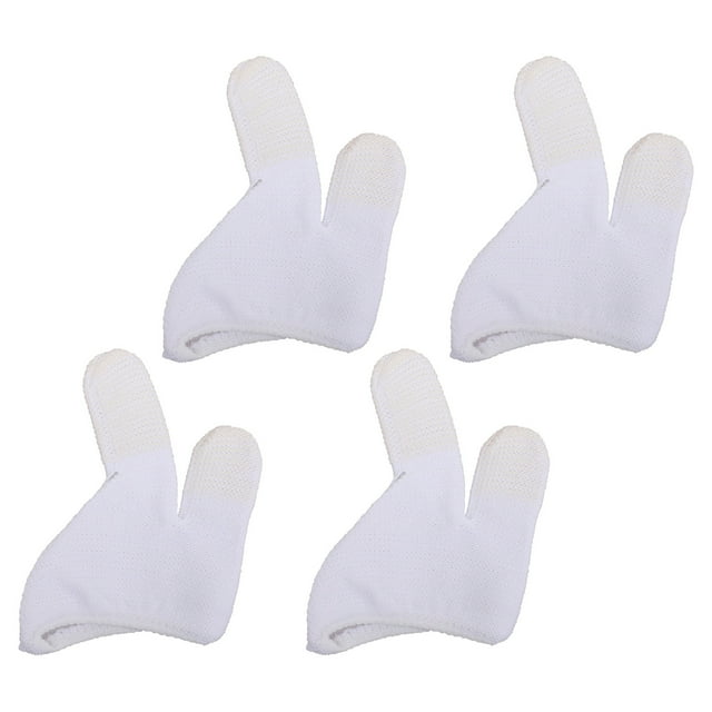 WIFKLSIIPG Dog or Cat Finger Toothbrush 2 Fingers Cots Design for Easy Teeth Cleaning Care for Cats Dogs Washable Reusable