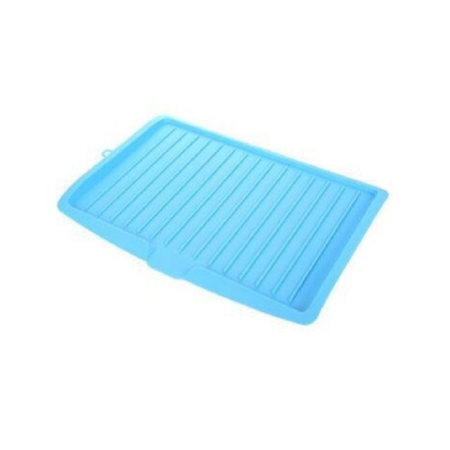 Drain Rack Kitchen Plastic Dish Drainer Tray Large Sink Drying Rack Worktop Organizer Drying Rack for Dishes, Red