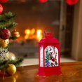 thumbnail image 5 of Lámpara LED de decoración navideña, creativa, con forma de alce, Papá Noel, linterna de viento pequeña portátil para fiestas temáticas navideñas, 5 of 5