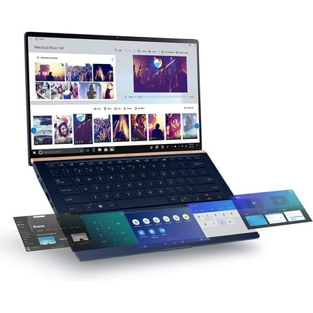 ASUS ZenBook 14" FHD i7-8565U 16GB 1TB SSD MX250 Win 10 UX434FL-UB76T Royal Blue