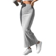 thumbnail image 5 of comerut Women Fall Winter Skirt High Waist Knitted Elastic Thick Warm Ankle Length Striped Slim Fit Soft Sheath Lady Maxi Skirt, 5 of 8