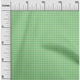 thumbnail image 2 of oneOone Silk Tabby Green Fabric Checks Quilting Supplies Print Sewing Fabric By The Yard 42 Inch Wide, 2 of 4