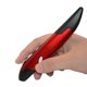 thumbnail image 4 of Ratón óptico inalámbrico con bolígrafo, 2,4 GHz, USB, Bluetooth, para ordenador portátil, color rojo, 4 of 5