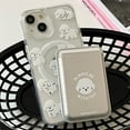 thumbnail image 4 of Korean Cute Kitten Dog Clear Phone Case For Magsafe Magnetic Wireless Charge Case For iPhone 15 14 13 12 11 Pro Max Back Cover, 4 of 6