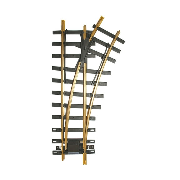 Bachmann 94658 Large Scale 30 Degree 4' Diameter Turnout, Right Brass Track