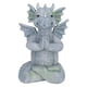 thumbnail image 3 of Estatua Meditada De Dinosaurio, Escultura De Dinosaurio Pequeño De Forma Vívida, Mano De Obra Exquisita Realista Para Jardín ANGGREK AH3409, 3 of 8