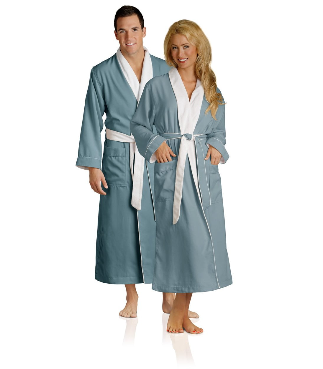 Plush Necessities Spa Robe Luxury Microfiber Terry Best Hotel