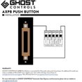 Ghost Controls AXPB Push Button for Gate Opener Systems Allows