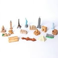 thumbnail image 4 of Simulation Montessori Around The World Building ,Mountain Plant Vegetable Fungi Mushroom Matsutake Model Figures Collection Toys, 4 of 5