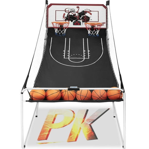 uhomepro Arcade Basketball Game Indoor Double Basketball Hoops shot