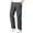 Dark Gray, variant on Mens Relaxed Straight Chino Pants Button Zipper Pockets Lightweight Daily Office Walking Casual Trousers Comfy Multiple Solid Colors Straight Pants for Men