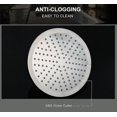 thumbnail image 4 of Led Shower Head, 20cm Illuminated Shower Head, Color Shower Head, Led Shower Head With 7 Colors, Round Led Rain Shower Head, Led Illuminated Shower He, 4 of 5