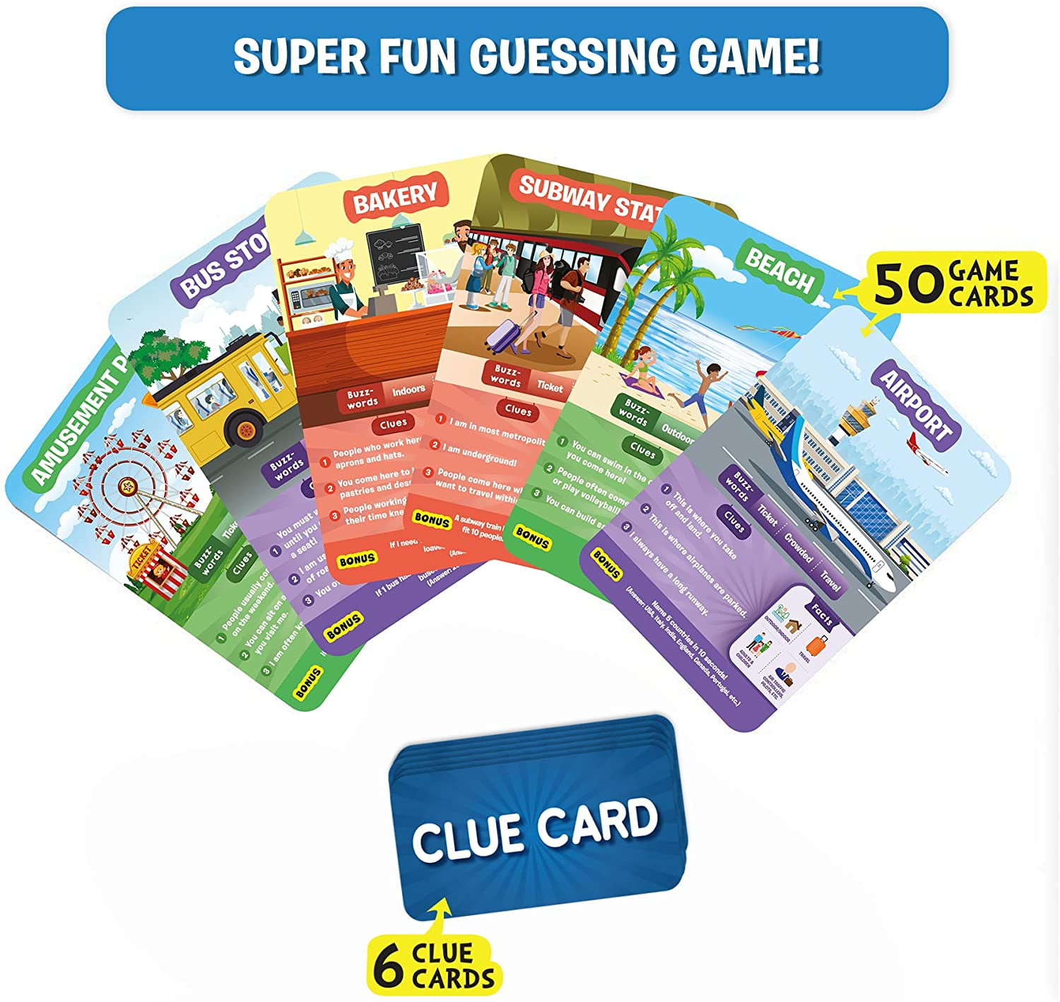 Skillmatics Card Game Guess In 10 All Around The Town Gifts For 6 Year Olds And Up Super Fun For Travel Family Game Night Walmart Com