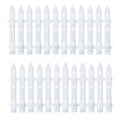 thumbnail image 3 of White Christmas Decorations for Tree Christmas Decorations Christmas Tree Fence White Fence Plastic Fence Splicing Guardrail Christmas Tree Decorations White, 3 of 8