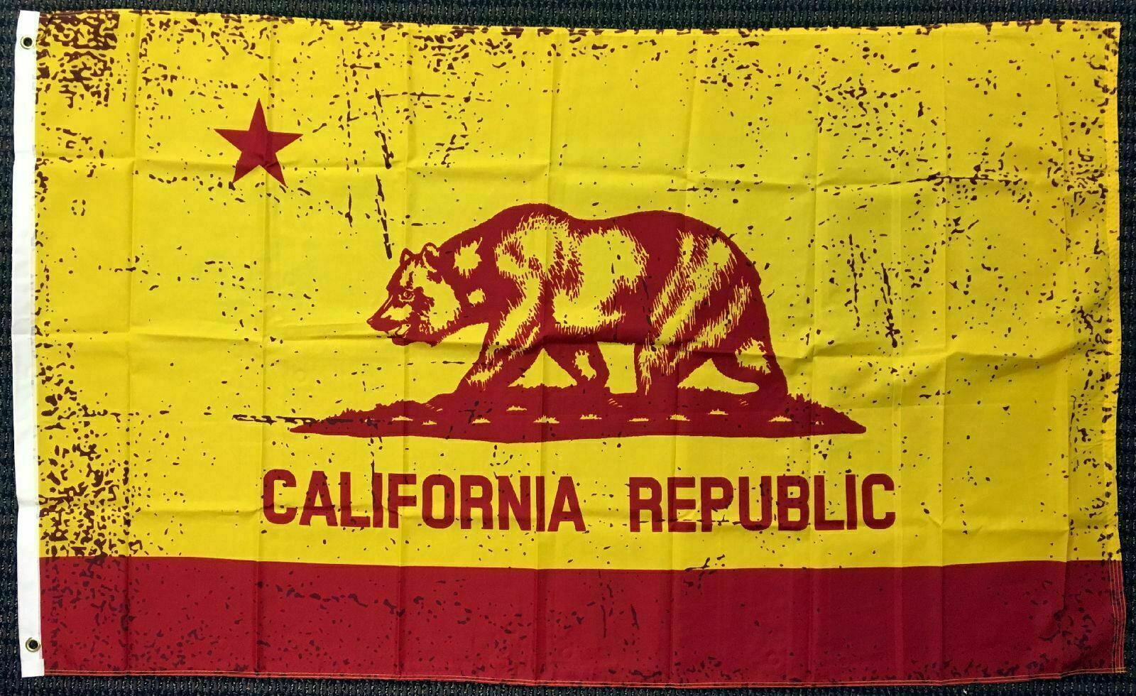 Details about   3x5 Red and Gold Trojan California State Flag Republic CA Outdoor Garden Banner 