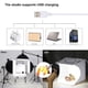 thumbnail image 5 of Caja de estudio fotográfico con luz ajustable, mini caja de luz fotográfica, softbox de iluminación de fotografía portátil Kit de fondo de 6 colores con anillo Luz blanca 6500 K Luz cálida 3200 K, 24, 5 of 8