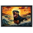 thumbnail image 2 of Thuan Beauceron Dog Art Print Canvas, Dog Canvas Wall Art Painting Decor, Dog Pop Art Home Decor Artwork For Bedroom Living Room Bathroom decor, 2 of 6