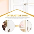 thumbnail image 2 of IDEANATEGRATE Herramienta De Entrenamiento Para Perros Cadena De Timbre Para Usar En Puertas, 2 of 8