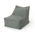 thumbnail image 3 of Christopher Knight Home Tulum Indoor/Outdoor Bean Bag Lounger by  Dark Grey, 3 of 5