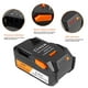 thumbnail image 3 of Batería de 18 V y 6 Ah de repuesto para taladro inalámbrico Ridgid, paquete de 2 unidades, 3 of 7