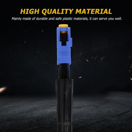 FRCOLOR 10 Pcs The Optical Fiber Connector Quick Single Mode Patch Cable Splice Terminals