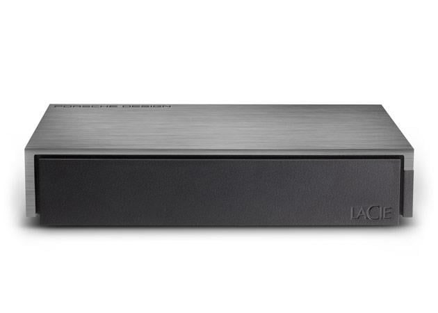 LaCie Porsche Design P'9230 3 TB Hard Drive, External, Gray