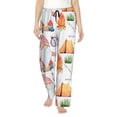 thumbnail image 1 of Balery Gnome Camping Pantalones de pijama para mujer, pijamas ultraligeros, pantalones de estar por casa-X-Large, 1 of 6