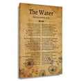 thumbnail image 1 of The Water Poem Wall Art Henry Lawson Quotes Wall Art Poetry Posters for Bathroom Wall Decor Kitchen Canvas Painting Canvas Artwork for Bedroom Unframed 20x30 in, 1 of 5