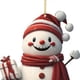 thumbnail image 3 of Mini Navideña Muñeco Nieve para Navidad Ventana Y Chimenea, 3 of 9