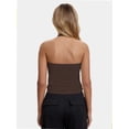 thumbnail image 4 of Women's Double Lined Halter Tank Tops Backless Going Out Tops Casual, 4 of 7