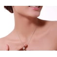 thumbnail image 7 of GKNET Women 925 Sterling Silver Cubic Zirconia Stud Earrings Pendant Necklace Sets, 7 of 7