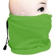 thumbnail image 4 of Thick Knit One Hole Facemask Balaclava Snowboarding Biker Mask (Green), 4 of 4