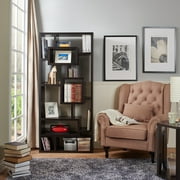 Furniture of America Omers Open-Back Bookcase, Cappuccino