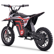 HOVERHEART Mini Motorized Dirt Bikes 500W, 15 MPH Top Speed, Dual Suspension(Red)