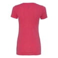 thumbnail image 2 of Next Level Tri-Blend Deep V (6740) Vintage Shocking Pink, 2XL, 2 of 4