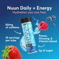 thumbnail image 2 of Nuun Hydration Energy Electrolyte Tablets + Caffeine, B Vitamins & Ginseng, Berry Blast, 8 - 10 Count Tubes, 2 of 6