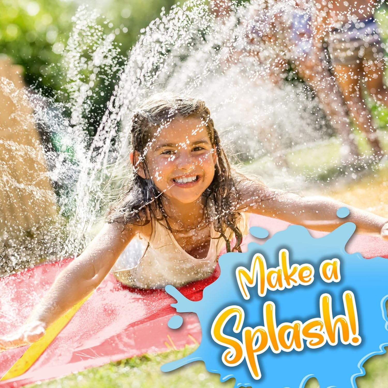 Stargo 18 x 5 ft - Slip and Slide, Water Slides for Kid - Backyard Waterslide, Outdoor Summer Fun, Water Activities for Kids and Adults for Backyard Fun, Ages 4-8, 5, 6, 7, 8-12 +