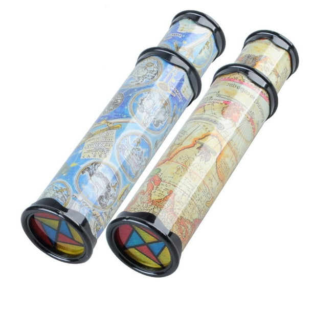 Caleidoscopio De Papel Con Escenas Reales – Juguete Didáctico De 19x4 Cm Para Niños Y Adultos, Multicolor, Hecho A Mano Y Resistente