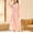 Pink, variant on Hvyesh Women's Bathrobe Ladies Fleece Plush Long Robes Comfy Flannel Bath Robe Warm Fleece Nightgown Sleepwear