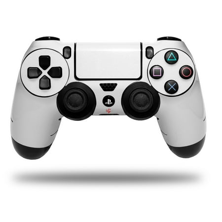 Skin Wrap for Sony PS4 Dualshock Controller Solids Collection White (CONTROLLER NOT