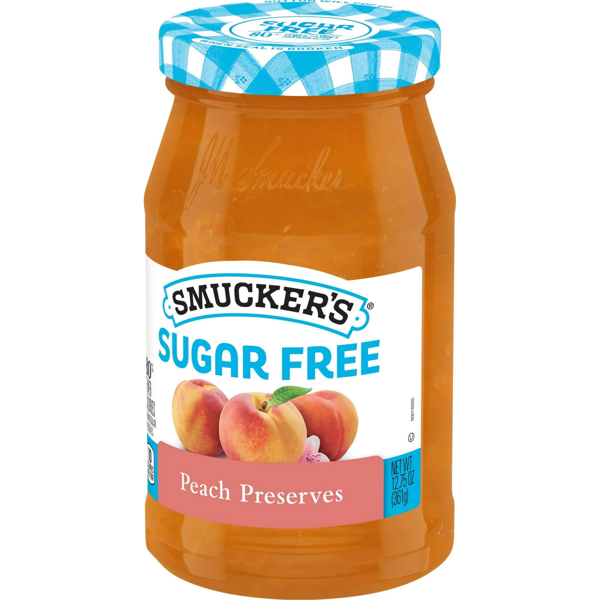Smucker's Sugar Free Peach Preserves, 12.75 oz